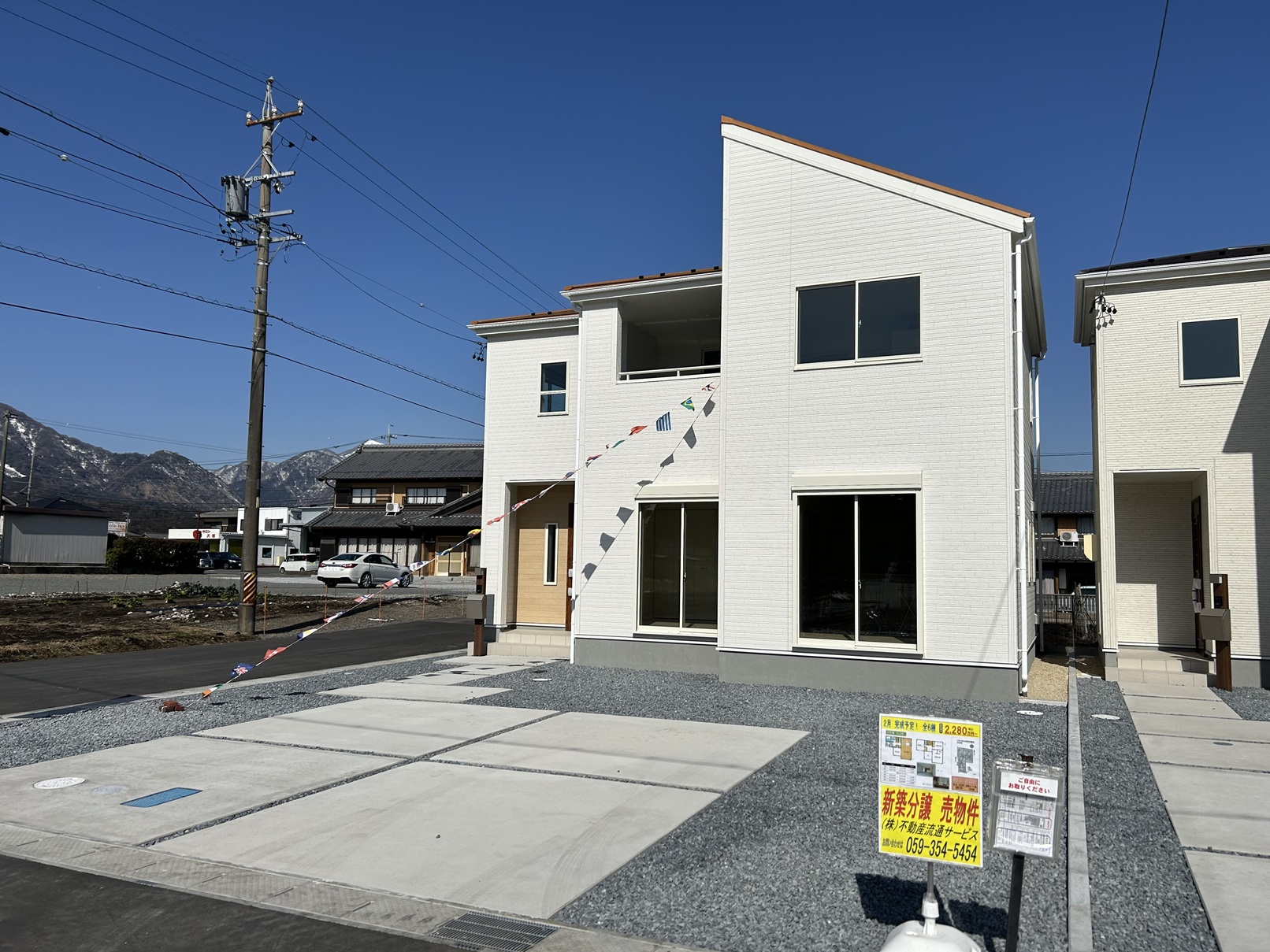 いなべ市大安町石榑東 新築戸建 全6棟【1~4号棟 2月完成】2,180万円~◆今週土日オープンハウス開催◆
