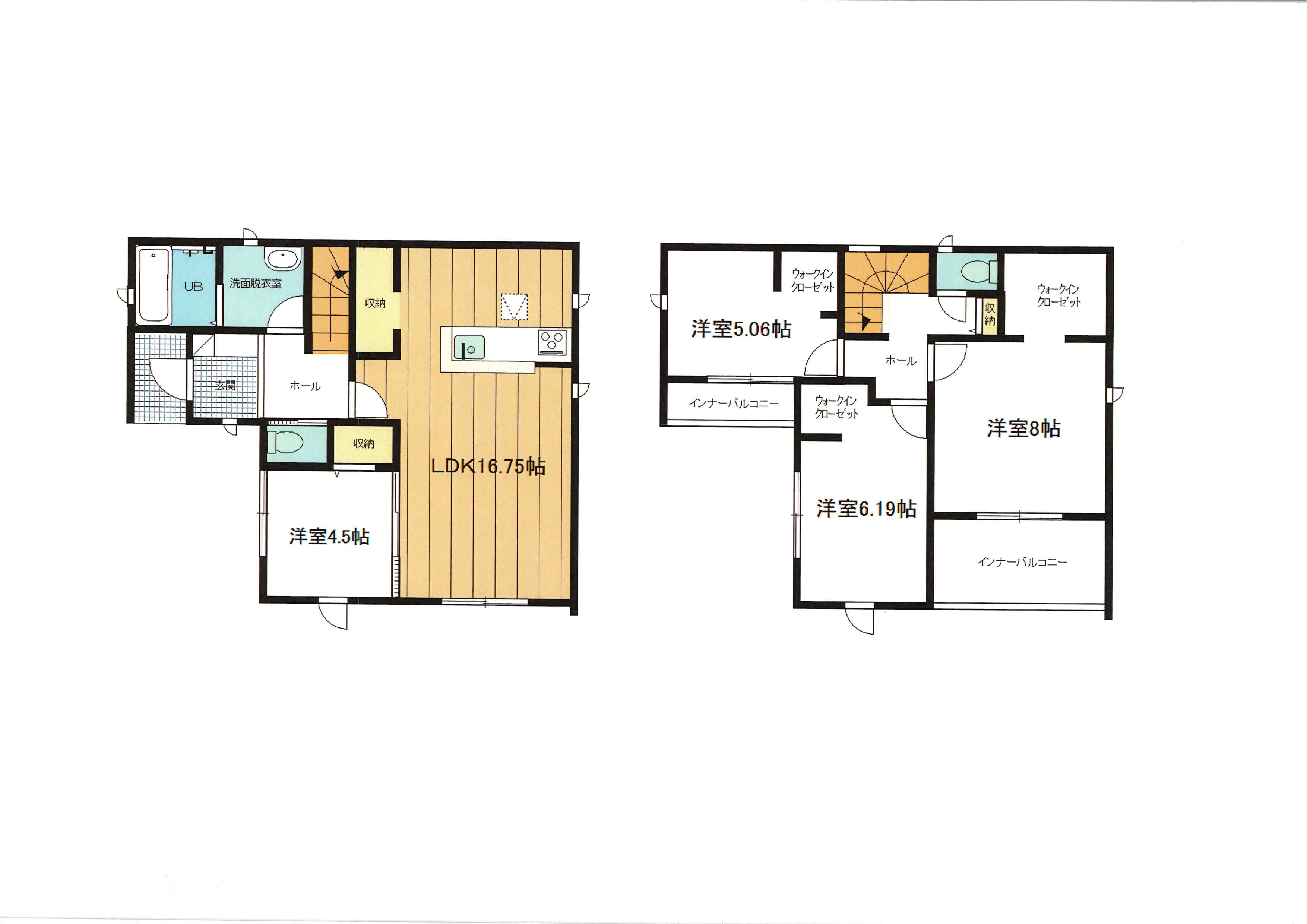 鈴鹿市東玉垣町 新築戸建 全2棟 【3月完成】2,280万円~☆価格改定しました◆毎週土日オープンハウス開催◆1号棟 現在商談中です
