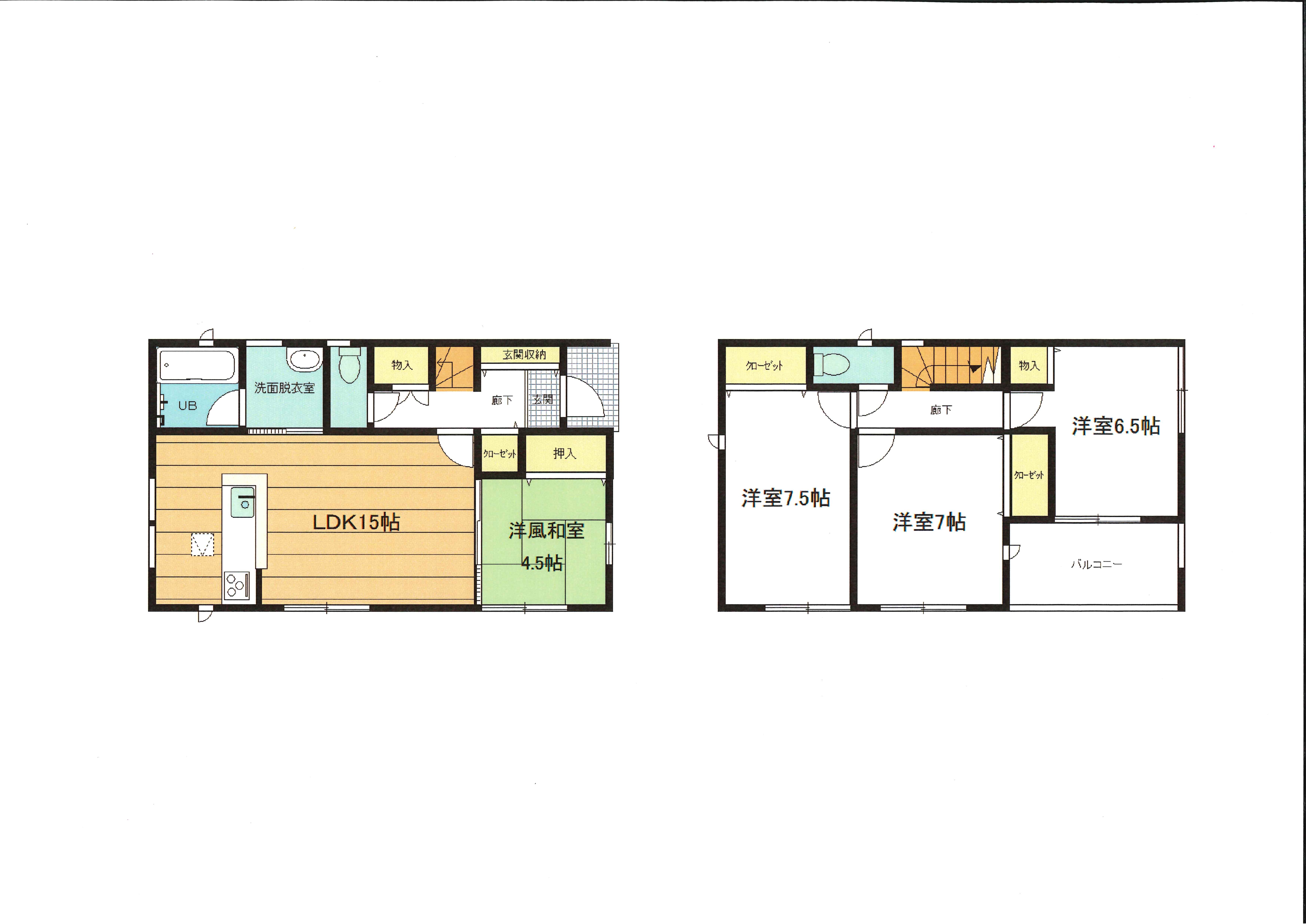 亀山市亀田町 新築分譲住宅 全3棟 各2,390万円(税込)【6月中旬完成予定】