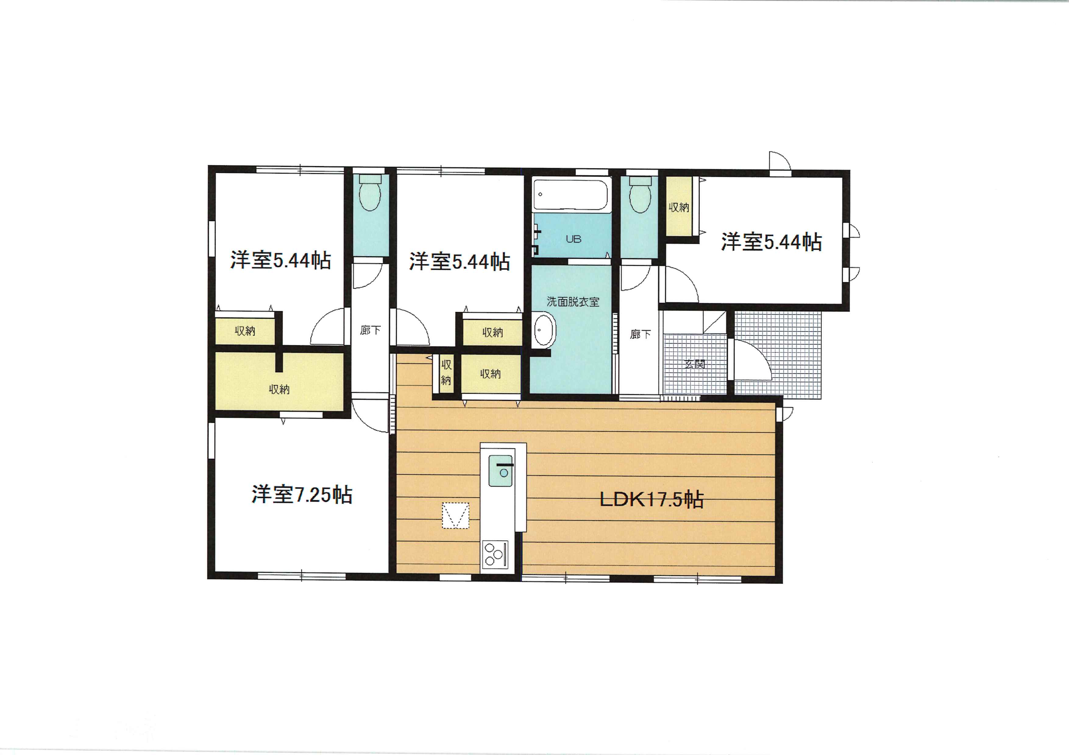 亀山市栄町　新築戸建　全３棟　【7月完成予定】2,380万円（税込）～