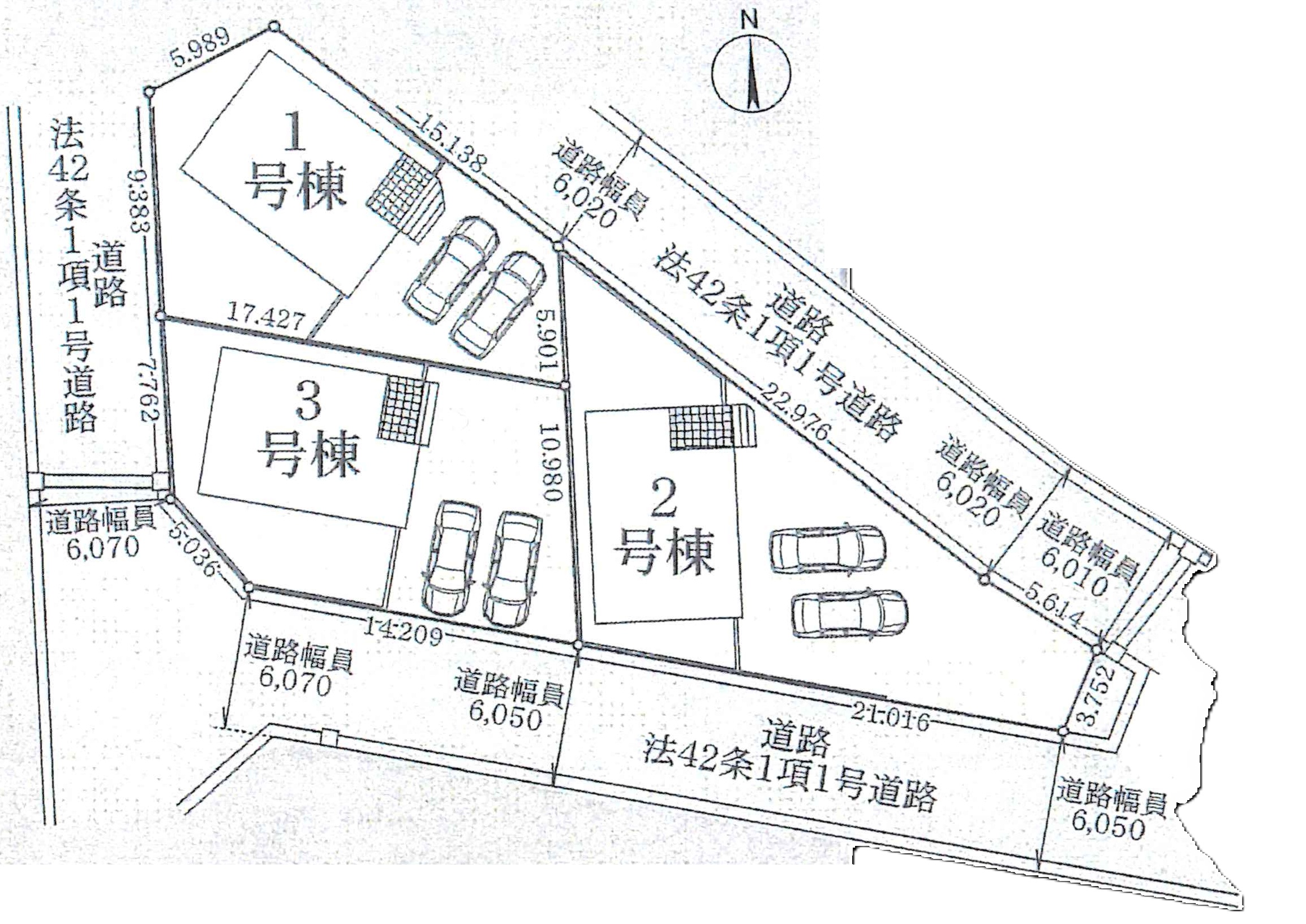 三重郡菰野町大字千草　第３　新築戸建て　全３棟　2,090万円（税込）～