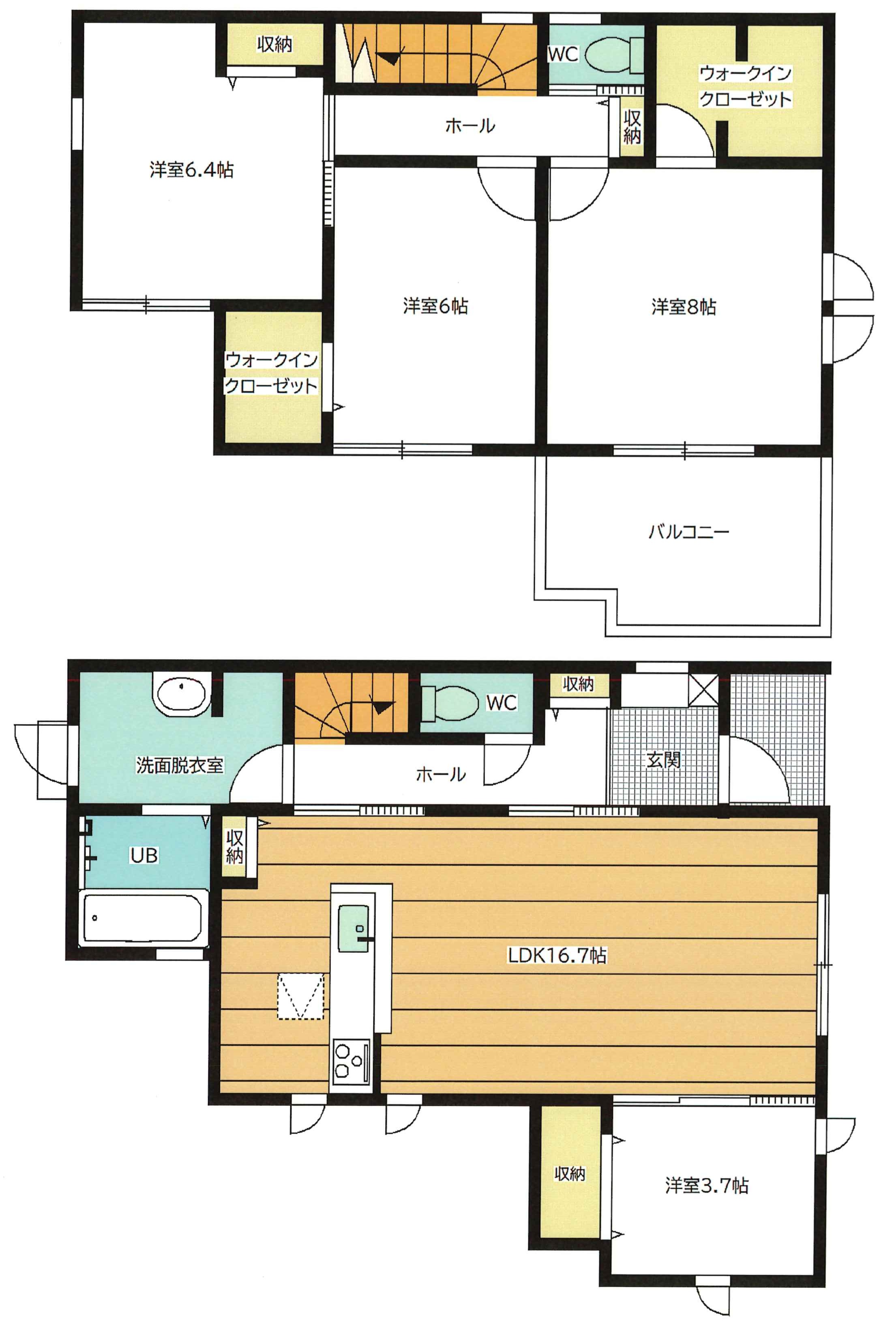 四日市市智積町　新築戸建て　全4棟　５月下旬完成予定　2,680万円～