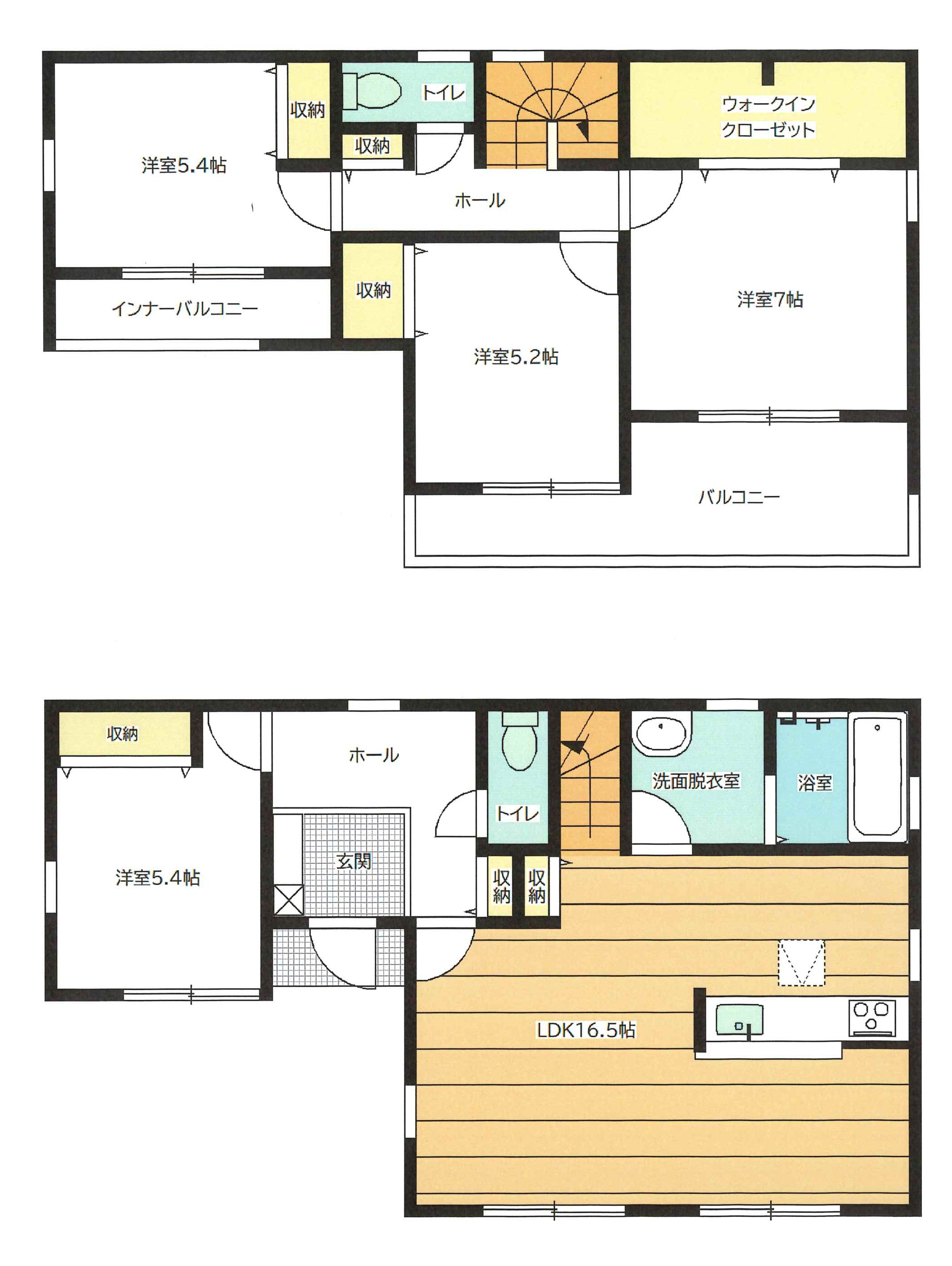 三重郡菰野町大羽根園松ヶ枝町　新築戸建て　全2棟　2,680万円（税込）７月末完成予定！