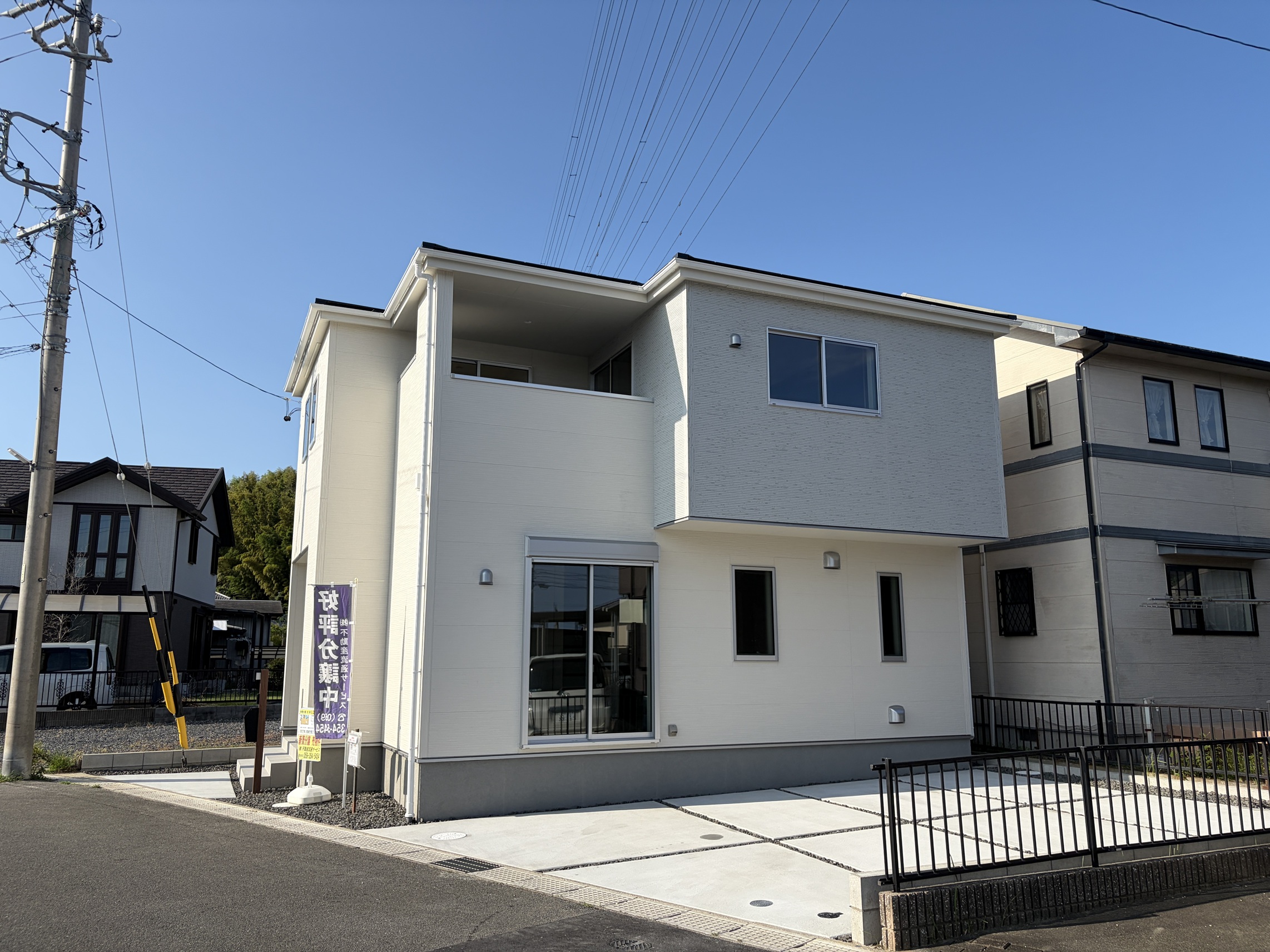 桑名市新倉持 新築戸建て 全1棟 2,690万円 7月完成!【今週土日オープンハウス開催】