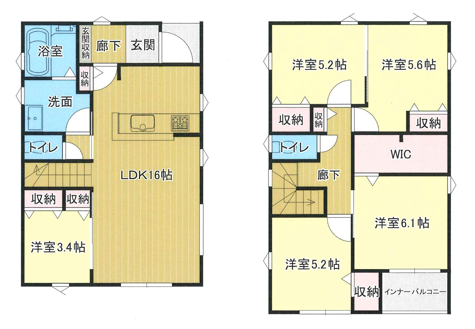 桑名市内堀 新築戸建て 全2棟 10月完成予定!