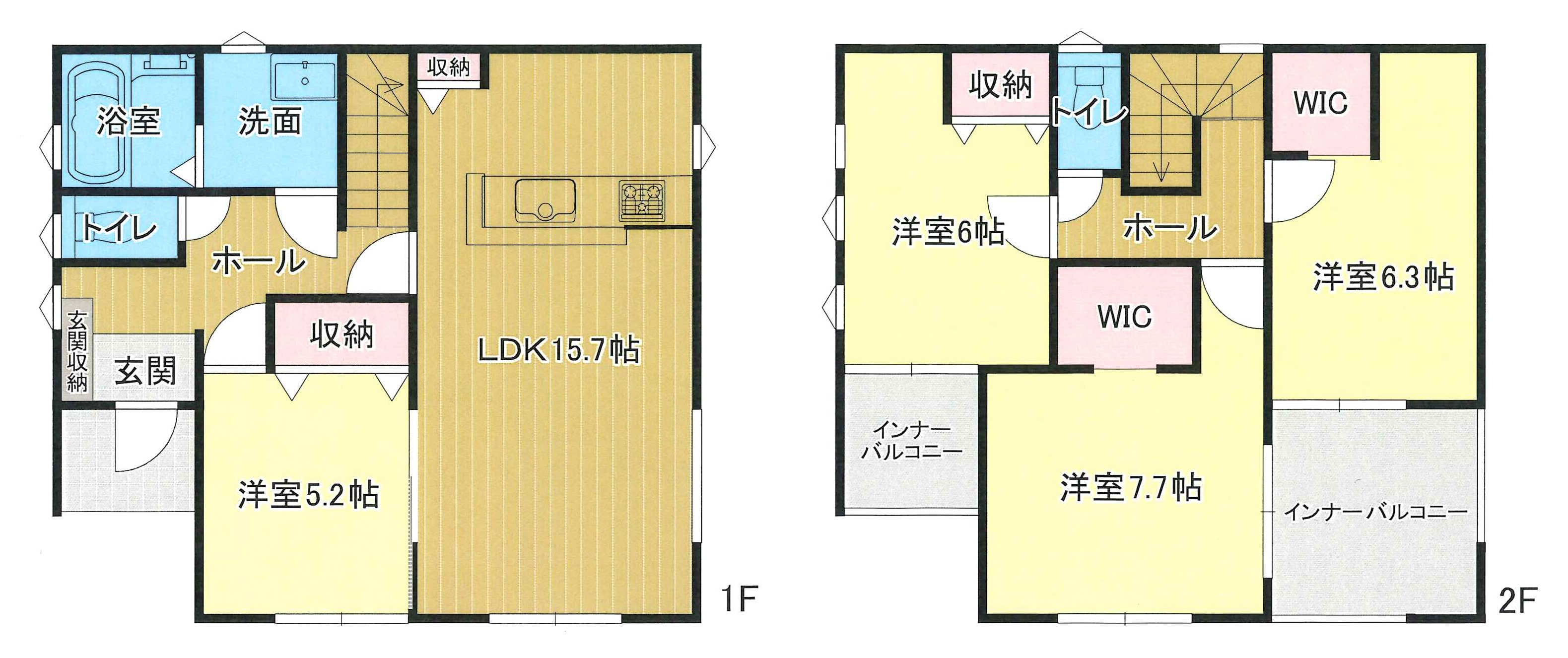 津市一身田大古曽 新築戸建 全2棟 令和9年1月中旬完成予定 2,520万円~