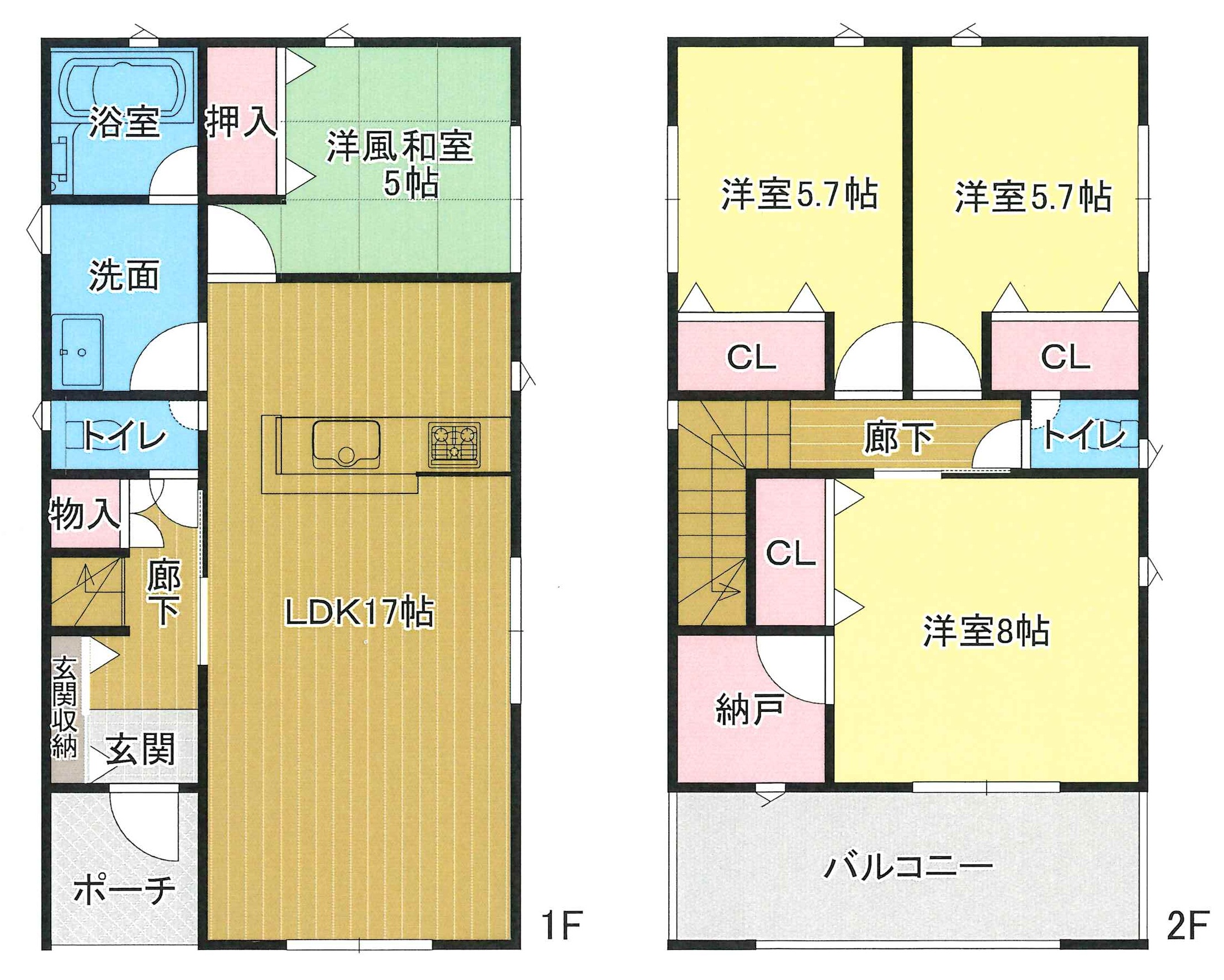 鈴鹿市神戸2丁目　新築戸建て　全1棟　2,790万円（税込）１２月末完成予定